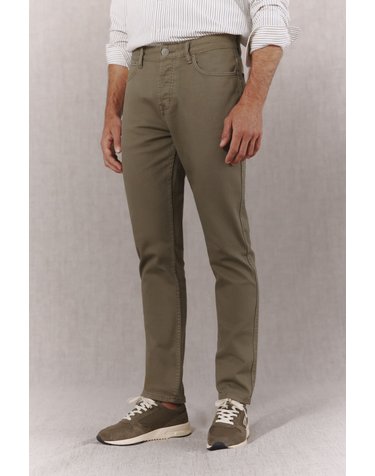 오오티오 슬림핏 5포켓 데님 팬츠 1634006 KAKI