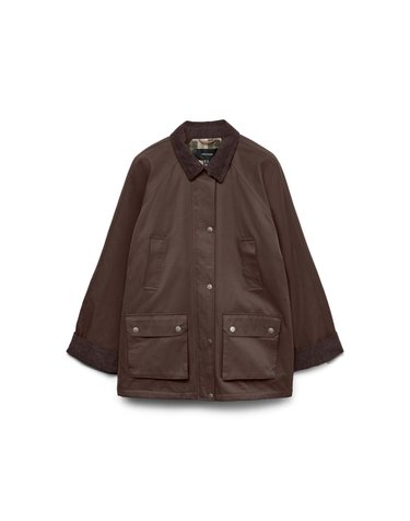 베로모다 코듀로이 칼라 플랩 포켓 파카 7930251 MARRON