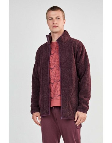 기셀라 하이넥 포켓 플리스 집업 자켓 4294908 ESTAMPADO