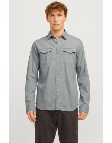 잭앤존스 데님 웨스턴 긴팔 셔츠 2850052 GRIS