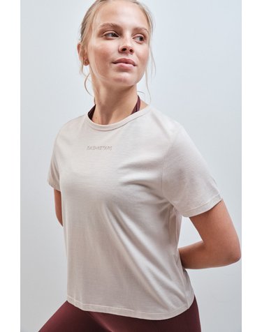 대시 앤 스타즈 라운드넥 로고 면 반팔 티셔츠 9414092 BEIGE