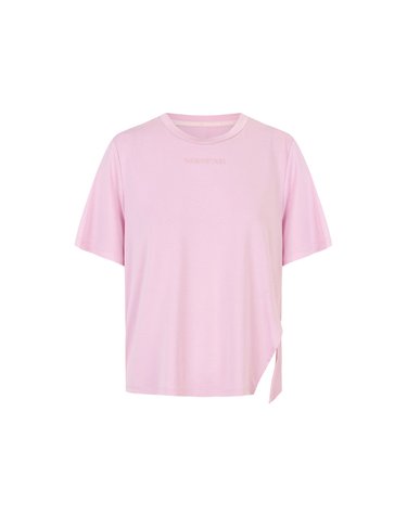 대시 앤 스타즈 라운드넥 사이드 리본 반팔 티셔츠 9414091 ROSA