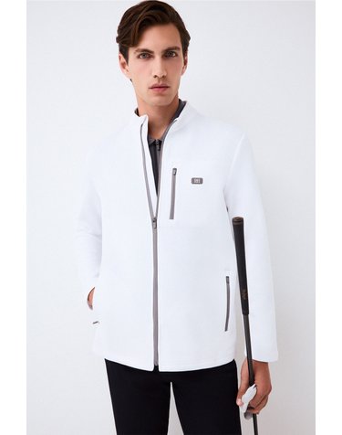 페드로 델 이에로 골프 테크니컬 집업 자켓 3754006 BLANCO
