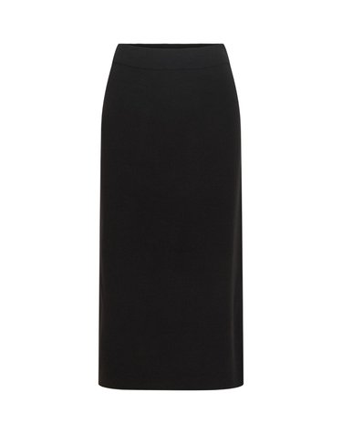 빌라 밴딩 니트 롱 스커트 5724604 NEGRO