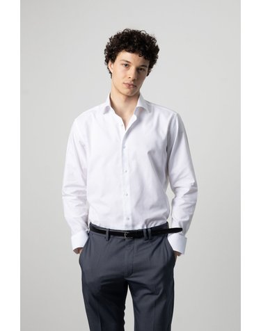 푸로에고 레귤러핏 긴팔 정장 셔츠 8304159 BLANCO
