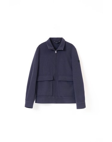 푸로에고 플랩 포켓 해링턴 집업 자켓 8314139 AZUL MARINO