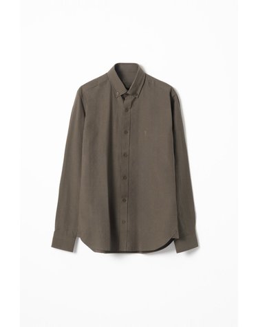 푸로에고 라이오셀 혼방 긴팔 셔츠 8304156 VERDE OSCURO