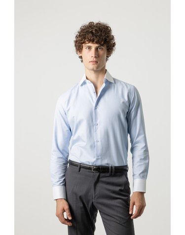 푸로에고 레귤러핏 긴팔 정장 셔츠 8304161 AZUL