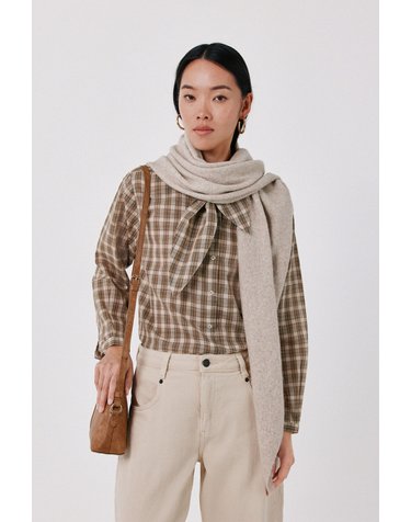 꼬르떼피엘 루렉스 니트 숄 머플러 6934468 BEIGE