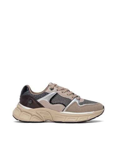 엑스티아이 청키솔 메탈릭 메쉬 스니커즈 1524831 BEIGE