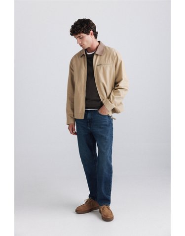스프링필드 워시드 코튼 트러커 자켓 2834864 BEIGE