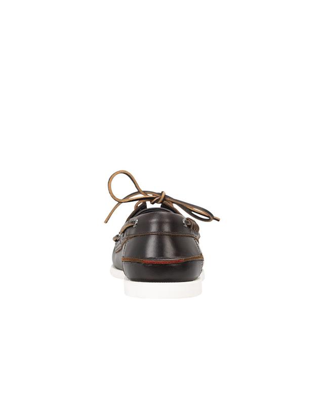 꼬르떼피엘 휴고 프리미엄 레더 휴고 보트슈즈 7533106 MARRON OSCURO 초콜릿 착용컷