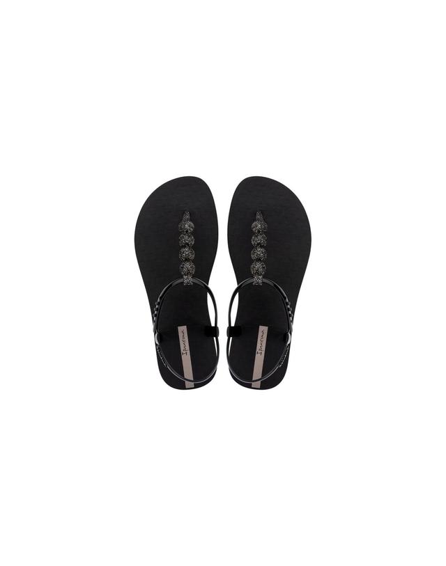 꼬르떼피엘 이파네마 글리터 T자 스트랩 샌들 4184987 NEGRO 블랙 착용컷