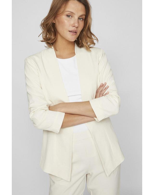 꼬르떼피엘 빌라 아이보리 7부소매 테일러드 재킷 7930046 BEIGE 착용컷