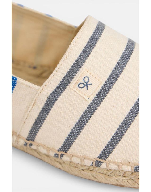 꼬르떼피엘 실본 스트라이프 에스파드류 슬립온 7533168 ESTAMPADO AZUL 멀티컬러 착용컷