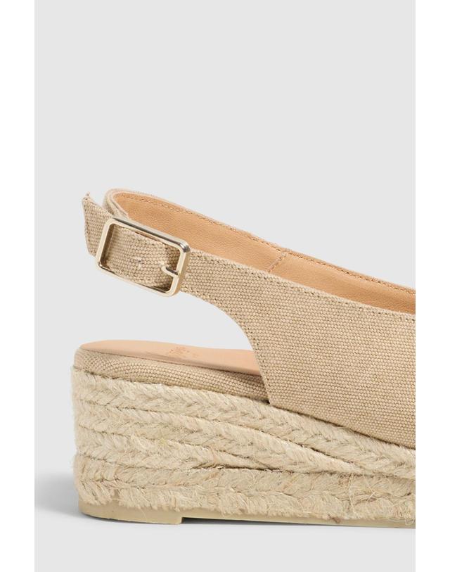 꼬르떼피엘 캐스타네르 내추럴 에스파드류 웨지 샌들 5cm 9961261 BEIGE 베이지 착용컷
