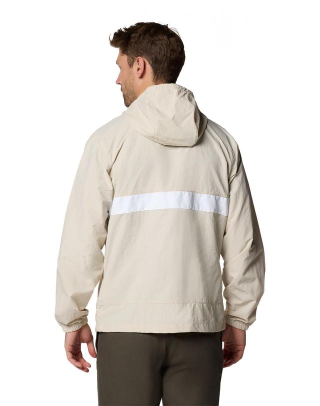 꼬르떼피엘 컬럼비아 테크니컬 오가닉 코튼 후드 윈드브레이커 Columbia 남성용 7150658 BEIGE 아이보리 착용컷
