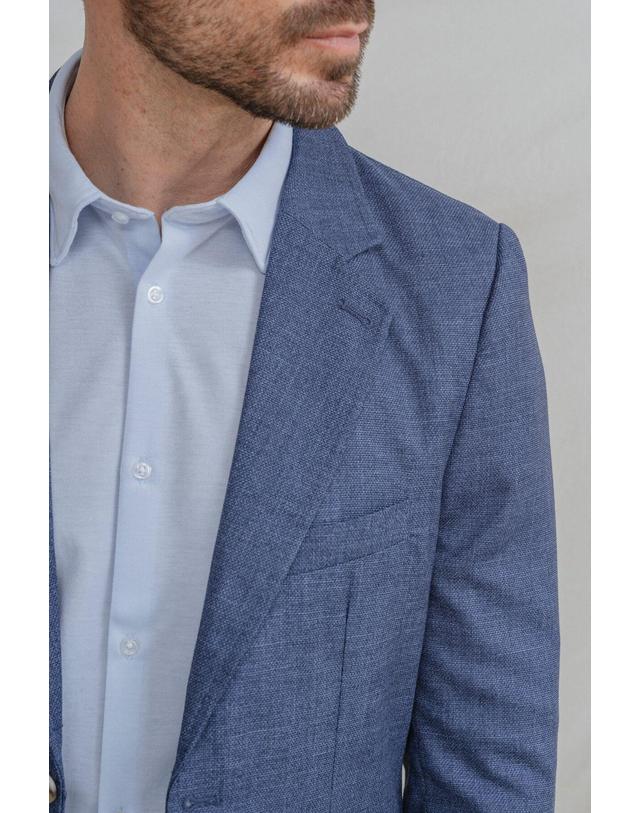 꼬르떼피엘 셀롭맨 테일러드 캐주얼 블레이저 0933071 AZUL 블루 착용컷