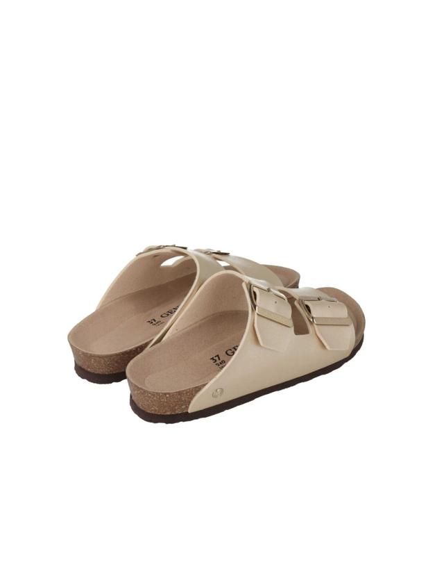 꼬르떼피엘 제뉴인스 골드 버클 스트랩 샌들 9961044 BEIGE 착용컷