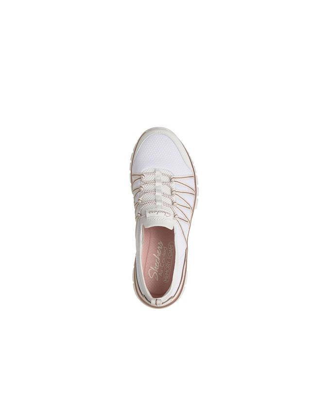 꼬르떼피엘 스케쳐스 메쉬 그레이스풀 여성 스니커즈 9961246 BLANCO 화이트 착용컷