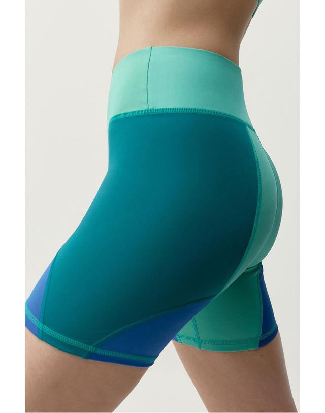 꼬르떼피엘 본리빙요가 테크니컬 멀티컬러 스포츠 반바지 8183608 AZUL 착용컷