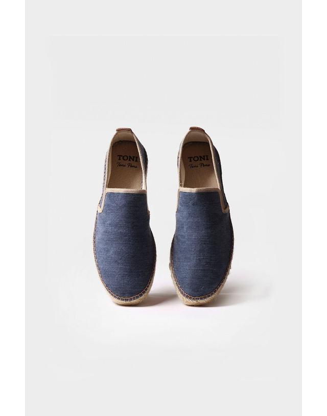 꼬르떼피엘 토니폰즈 린넨 에스파드리유 슬립온 슈즈 3842148 AZUL MARINO 블루 착용컷