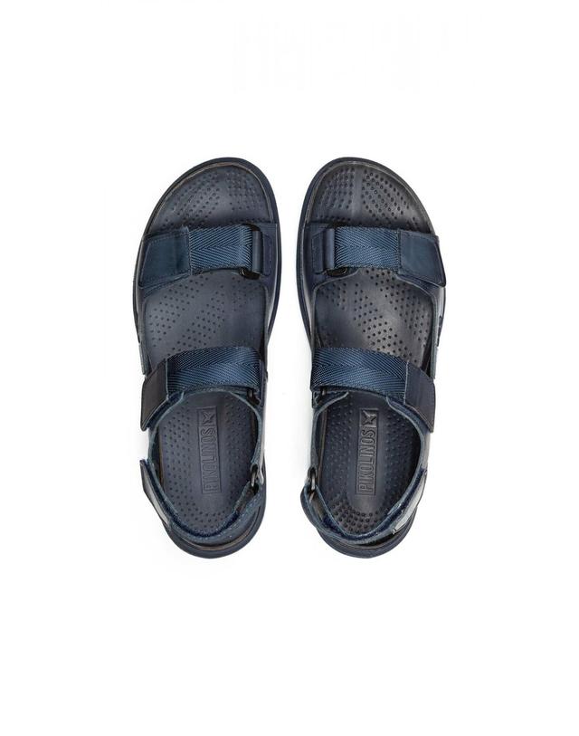 꼬르떼피엘 피콜리노스 컴포트 천연가죽 스트랩 샌들 3842129 AZUL OSCURO 블루 착용컷