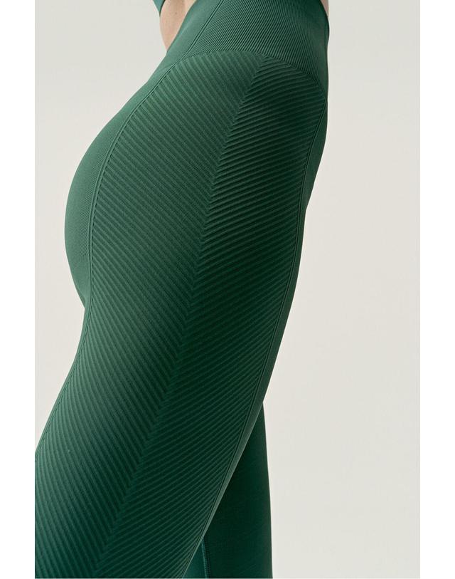 꼬르떼피엘 본리빙요가 테크니컬 하이웨이스트 심리스 레깅스 4233654 VERDE 그린 착용컷
