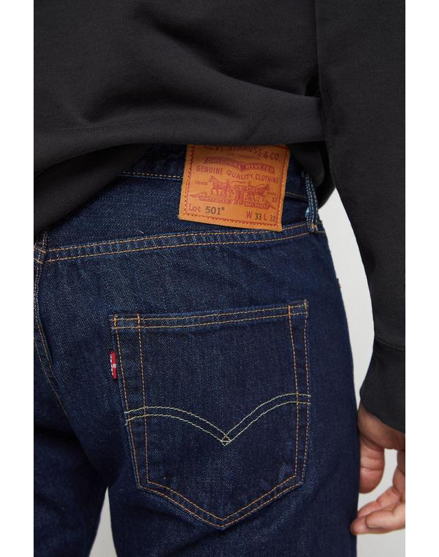 꼬르떼피엘 리바이스 오리지널 진청 스트레이트핏 데님 Levi’s 501 레귤러핏 8582424 AZUL MARINO 네이비 착용컷