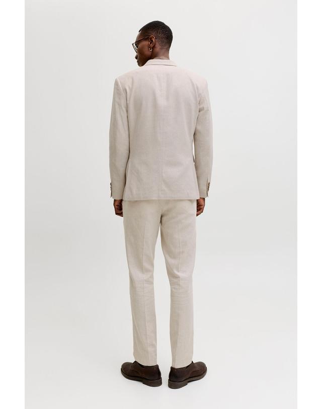 꼬르떼피엘 잭앤존스 리넨 블렌드 슬림핏 슬랙스 팬츠 2681148 BEIGE 베이지 착용컷