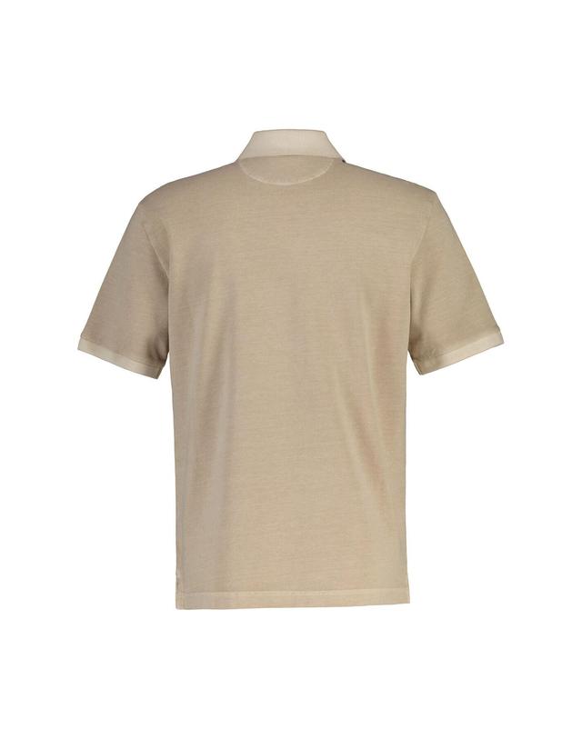 꼬르떼피엘 간트 워시드 코튼 반팔 폴로셔츠 3360446 BEIGE 베이지 착용컷