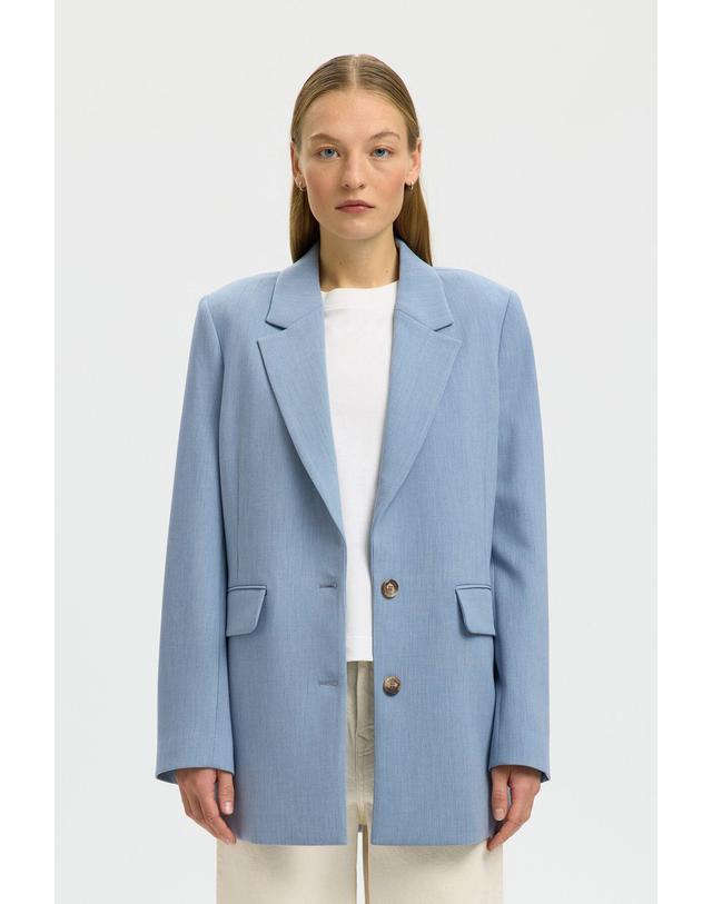 꼬르떼피엘 셀렉티드 테일러드 릴렉스핏 블레이저 7930237 AZUL 블루 착용컷
