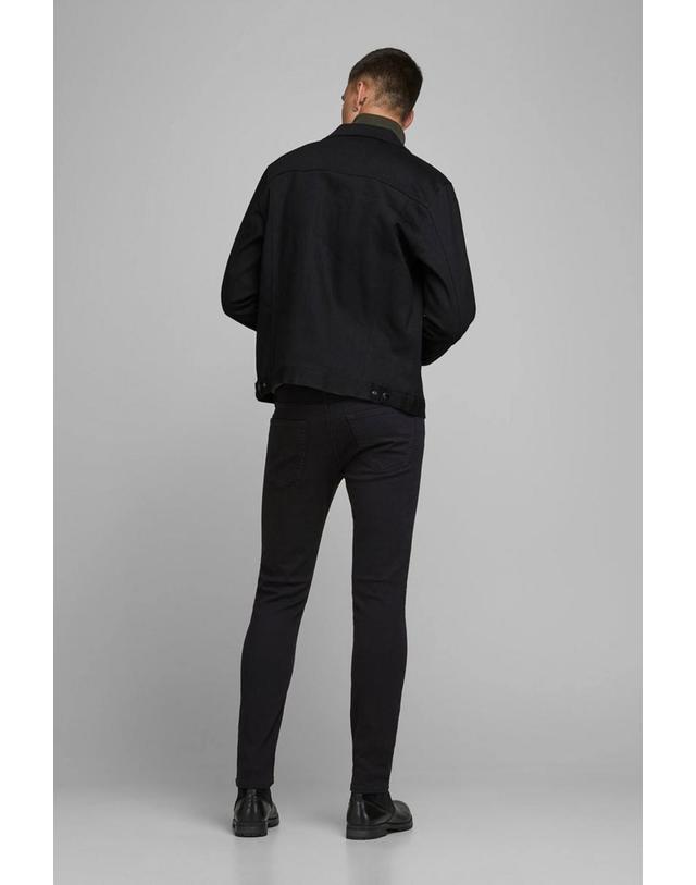 꼬르떼피엘 잭앤존스 슬림핏 테이퍼드 데님 슬림 청바지 7140746 NEGRO 네이비 착용컷