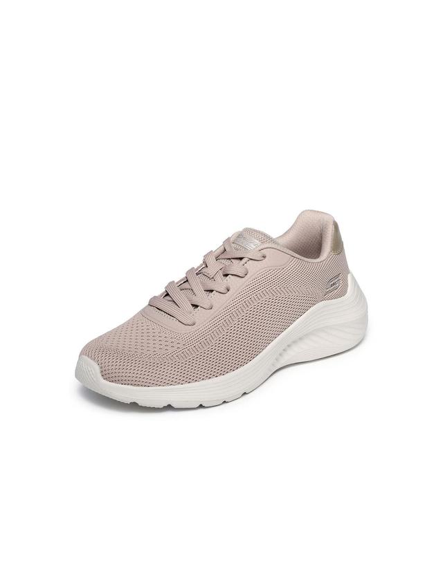 꼬르떼피엘 스케쳐스 밥스 스쿼드 웨이브 스니커즈 9961250 BEIGE 브라운 착용컷