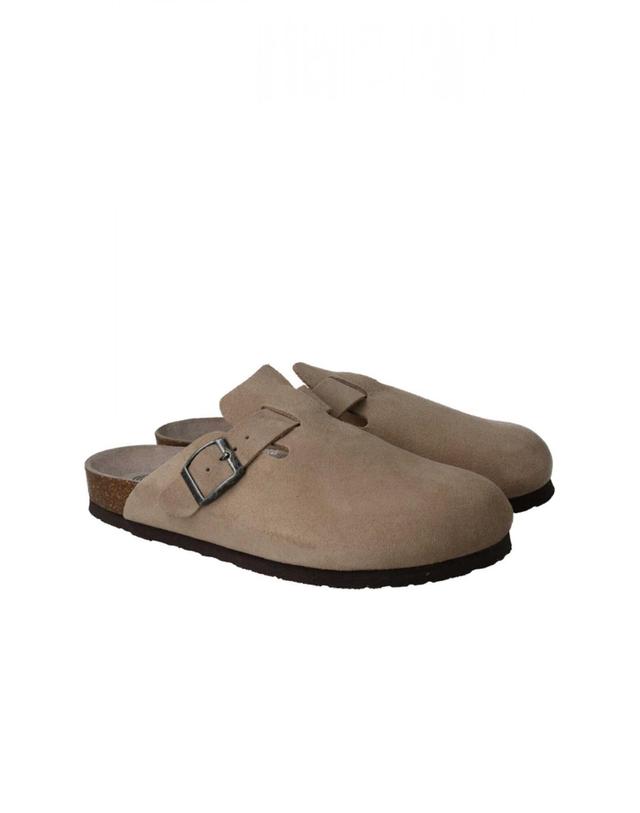 꼬르떼피엘 제뉴인스 프리미엄 내추럴가죽 어나토믹 뮬 샌들 9961039 BEIGE 베이지 착용컷