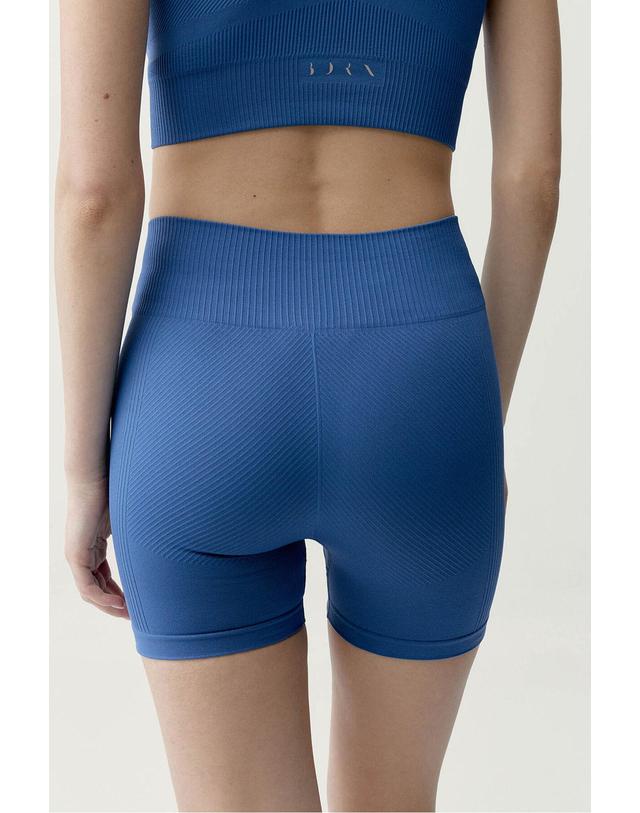 꼬르떼피엘 본리빙요가 린디 블루 스포츠 반바지 8183662 AZUL 착용컷