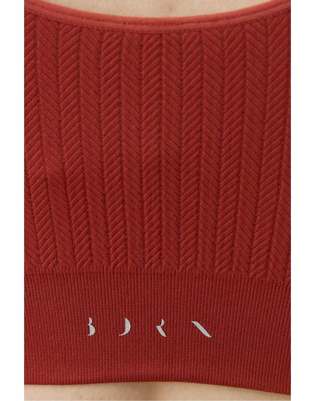 꼬르떼피엘 본리빙요가 크롭 니트 스포츠 탑 8183652 ROJO 레드 착용컷