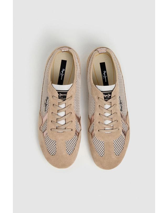 꼬르떼피엘 페페진스 초경량 메쉬 스니커즈 1524652 BEIGE 베이지 착용컷