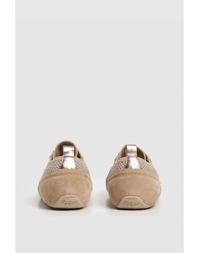 꼬르떼피엘 페페진스 초경량 메쉬 스니커즈 1524652 BEIGE 베이지 착용컷