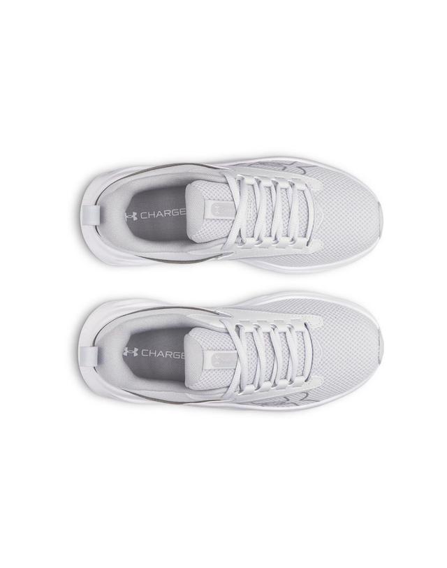 꼬르떼피엘 언더아머 경량 쿠션 여성 러닝화 4185518 BEIGE 그레이 착용컷