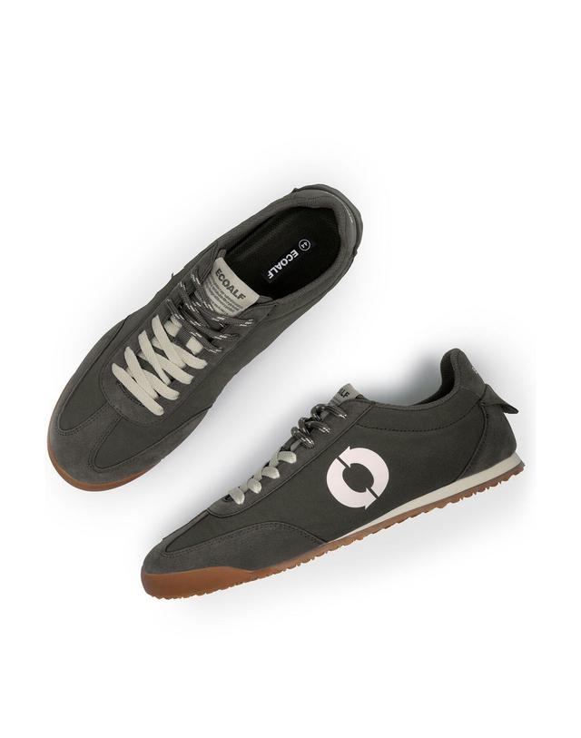꼬르떼피엘 에코알프 남성 레이스업 스니커즈 7534204 VERDE OSCURO 그린 착용컷