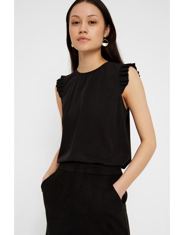 꼬르떼피엘 베로모다 스웨이드 미니 스커트 Falda corta antelina 9908757 NEGRO 블랙 착용컷