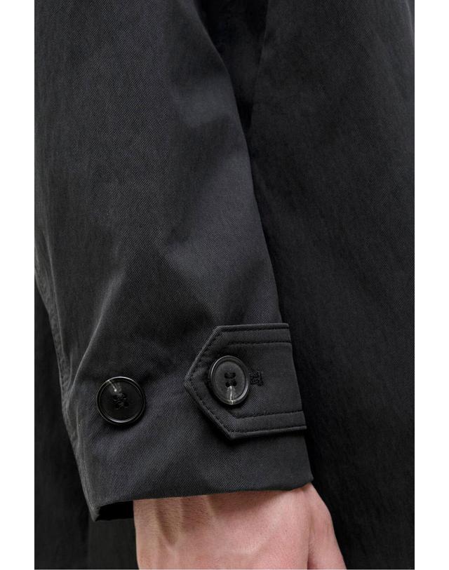 꼬르떼피엘 잭앤존스 워터프루프 레귤러핏 롱 코트 1820027 NEGRO 블랙 착용컷