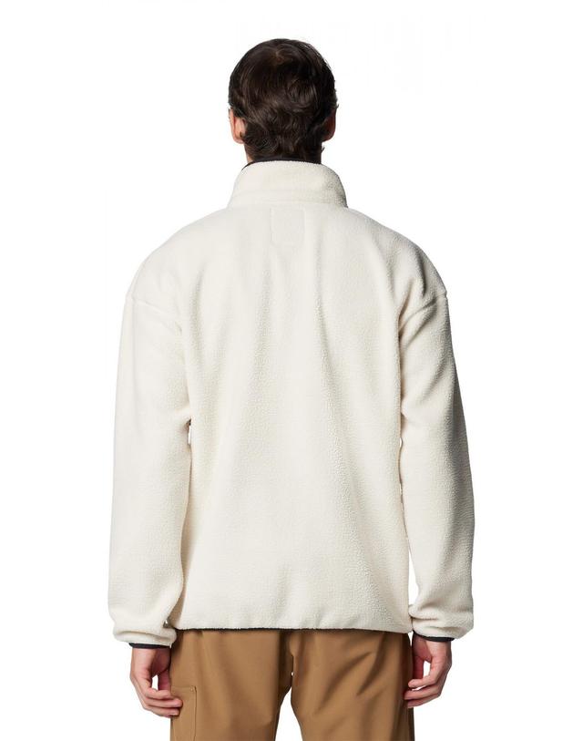 꼬르떼피엘 컬럼비아 테크니컬 플리스 하프집업 남성 아우터 3320353 BEIGE 화이트 착용컷