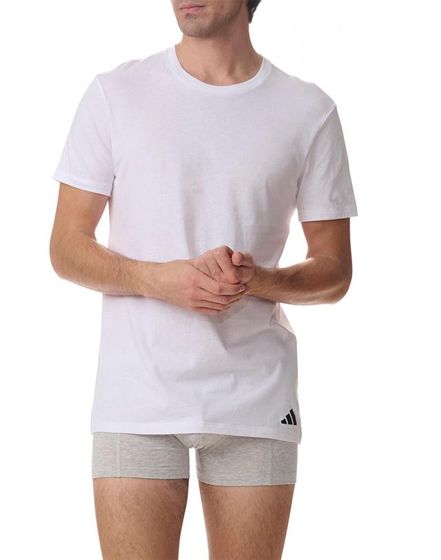 꼬르떼피엘 아디다스 코튼 라운드 반팔 티셔츠 3팩 2470409 MULTICOLOR 멀티컬러 착용컷