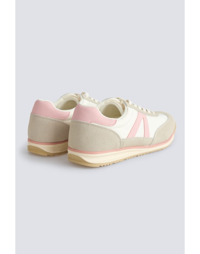 꼬르떼피엘 스프링필드 레트로 스트라이프 스니커즈 9884350 BEIGE 베이지 착용컷