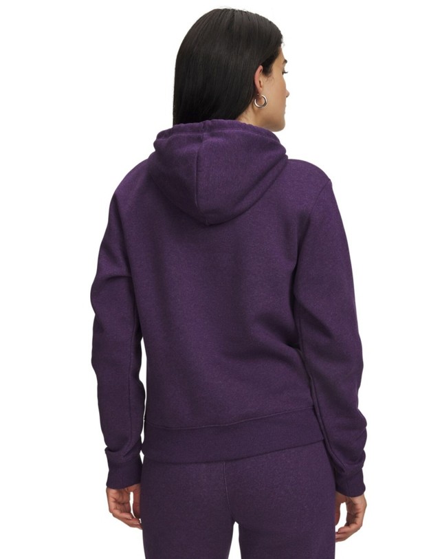 꼬르떼피엘 언더아머 캥거루 포켓 크롭 후드티 1591862 MORADO/LILA 퍼플 착용컷