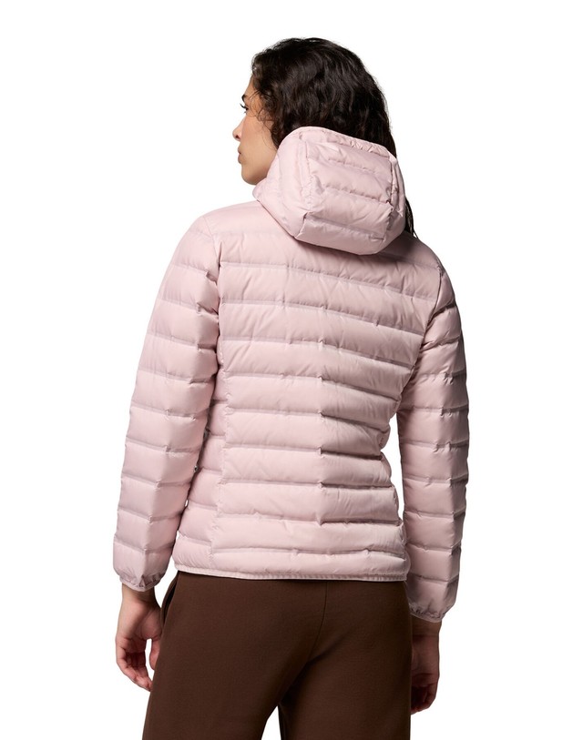꼬르떼피엘 컬럼비아 후드 다운 숏 패딩 자켓 0494580 ROSA 핑크 착용컷