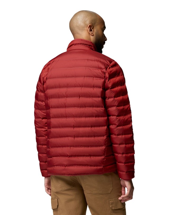 꼬르떼피엘 컬럼비아 경량 다운 패딩 집업 자켓 0934263 ROJO 레드 착용컷