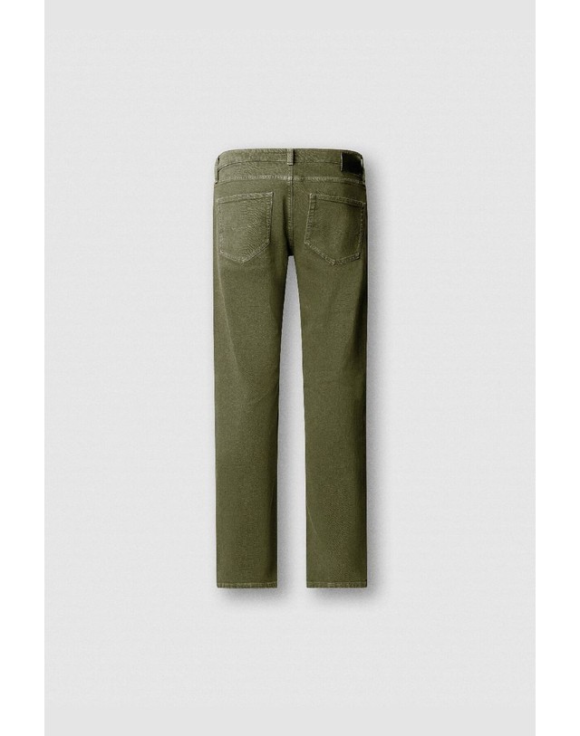 꼬르떼피엘 페페진스 스트레이트핏 5포켓 데님 팬츠 1854316 KAKI 카키 착용컷